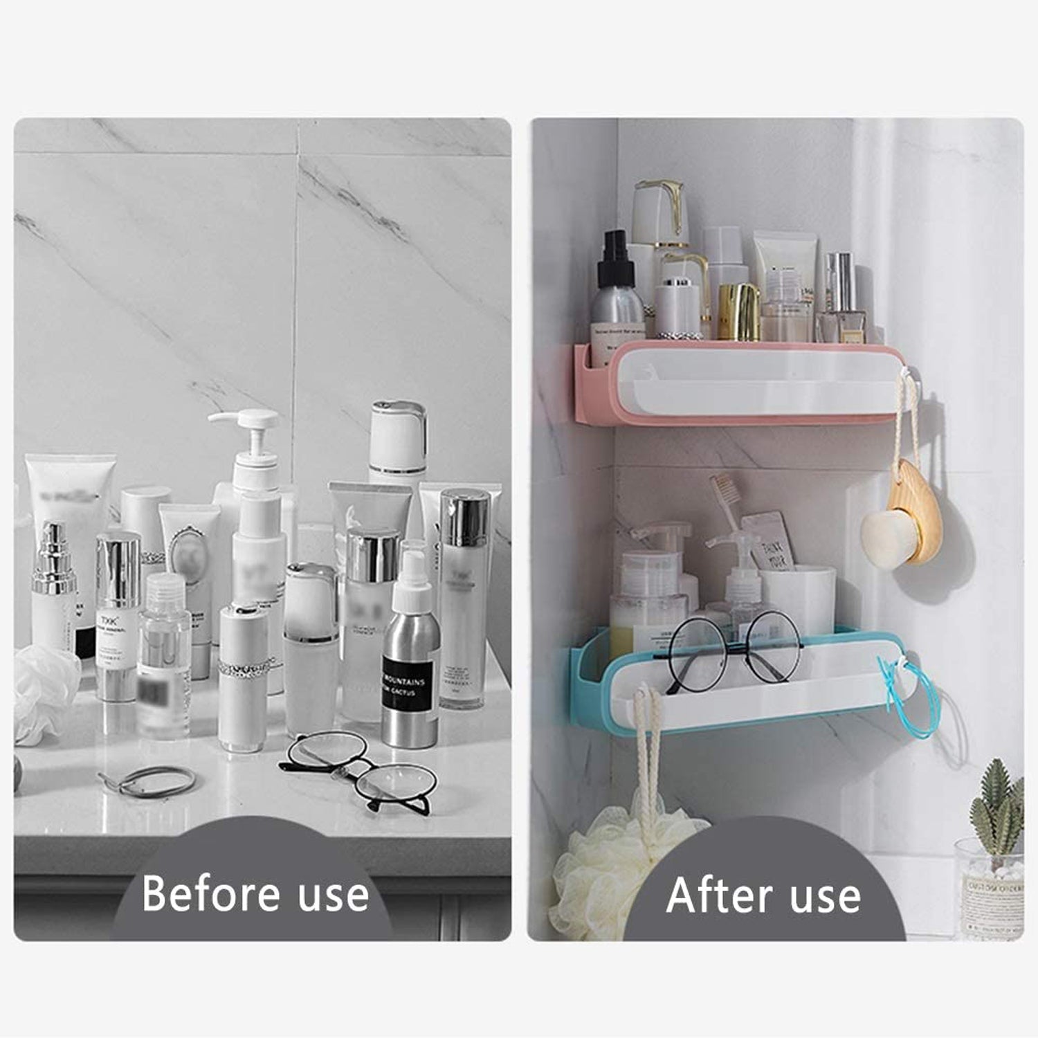 4059 Bathroom Shelves Bathroom shelf Wall-mounted Shelf, Triangle Storage Rack for Bathroom Shower Room, Simple Installation, Kitchen Corner Basket DeoDap 4059 Bathroom Shelves Bathroom shelf Wall-mounted Shelf, Triangle Storage Rack for Bathroom Shower Room, Simple Installation, Kitchen Corner Basket DeoDap